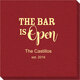 The Bar Is Open Linen Like Napkins Image 2 of 5
